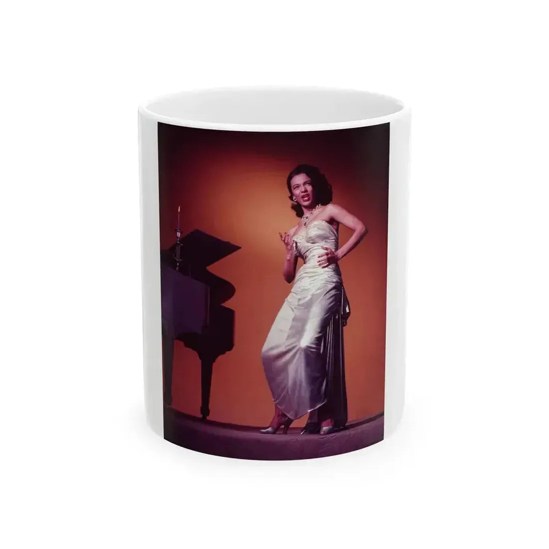Dorothy Dandridge #05 (Vintage Female Icon) White Coffee Mug 11oz - Go Mug Yourself