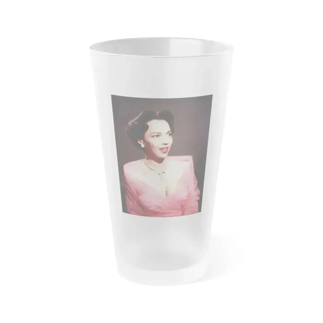 Dorothy Dandridge #07 (Vintage Female Icon) Frosted Pint Glass 16oz 16oz Frosted - Go Mug Yourself