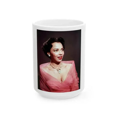 Dorothy Dandridge #07 (Vintage Female Icon) White Coffee Mug 15oz - Go Mug Yourself