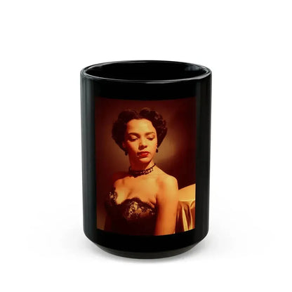 Dorothy Dandridge #09 (Vintage Female Icon) Black Coffee Mug 15oz - Go Mug Yourself