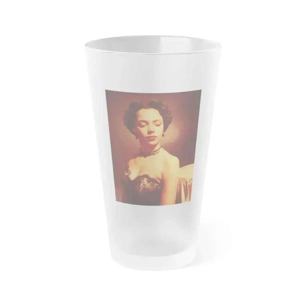 Dorothy Dandridge #09 (Vintage Female Icon) Frosted Pint Glass 16oz 16oz Frosted - Go Mug Yourself