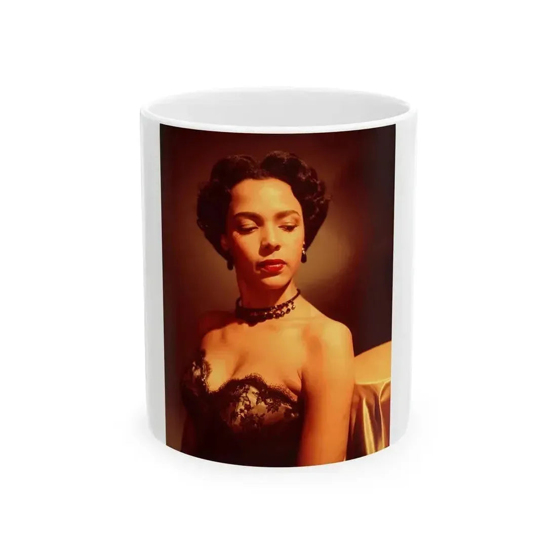 Dorothy Dandridge #09 (Vintage Female Icon) White Coffee Mug 11oz - Go Mug Yourself