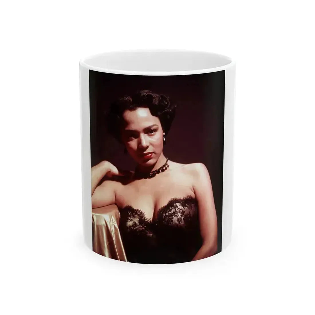 Dorothy Dandridge #10 (Vintage Female Icon) White Coffee Mug 11oz - Go Mug Yourself