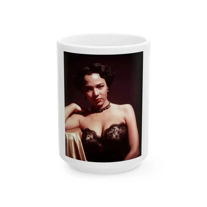 Dorothy Dandridge #10 (Vintage Female Icon) White Coffee Mug 15oz - Go Mug Yourself