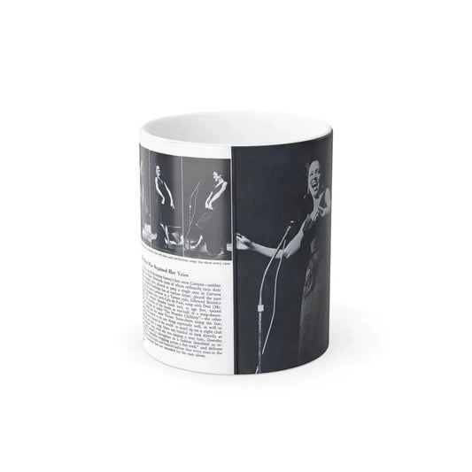 Dorothy Dandridge #100 - Pages 7 & 8 of 8 Featuring, Dorothy with, 2 B&W Photos & Article ending from Pageant Digest Mag. June '55 (Vintage Female Icon) Color Changing Mug 11oz 11oz - Go Mug Yourself