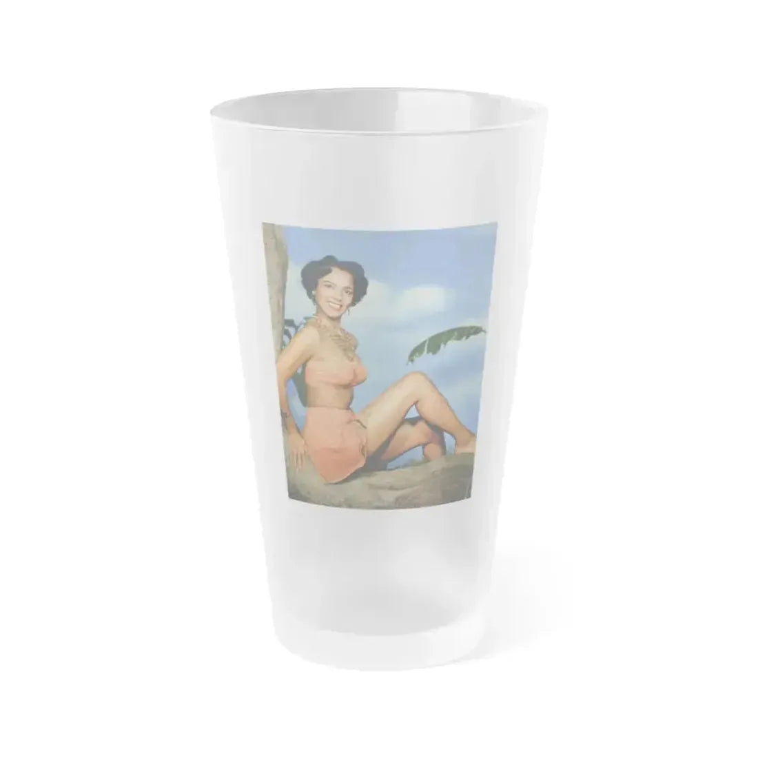 Dorothy Dandridge #102 - (Vintage Female Icon) Frosted Pint Glass 16oz 16oz Frosted - Go Mug Yourself