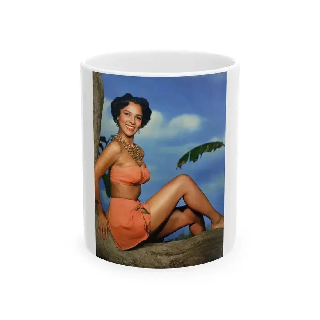 Dorothy Dandridge #102 - (Vintage Female Icon) White Coffee Mug 11oz - Go Mug Yourself