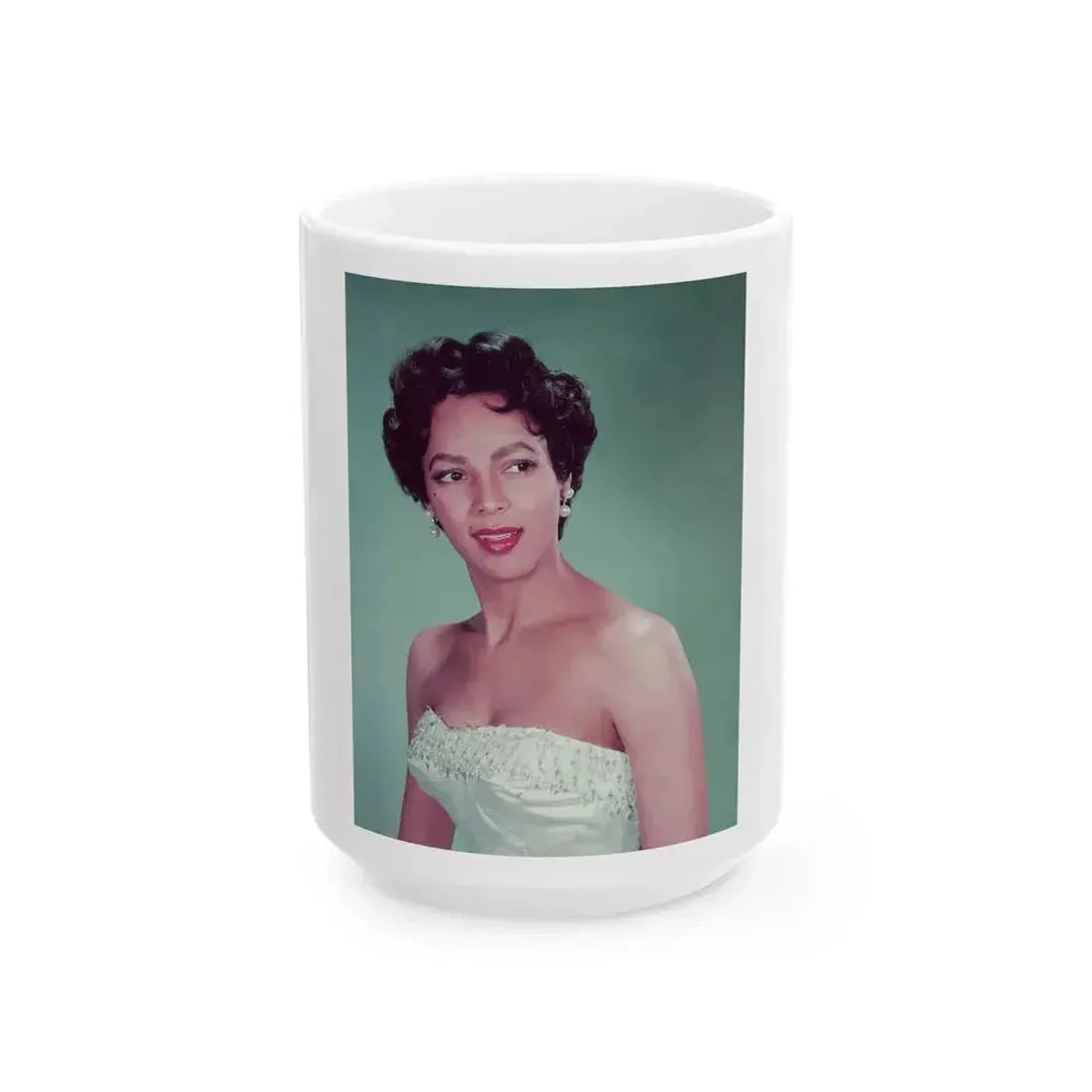 Dorothy Dandridge #11 (Vintage Female Icon) White Coffee Mug 15oz - Go Mug Yourself