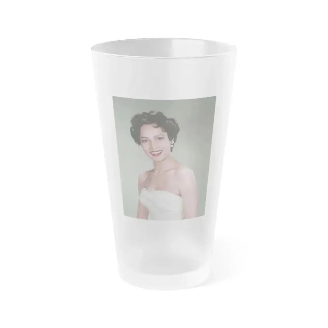 Dorothy Dandridge #16 (Vintage Female Icon) Frosted Pint Glass 16oz 16oz Frosted - Go Mug Yourself