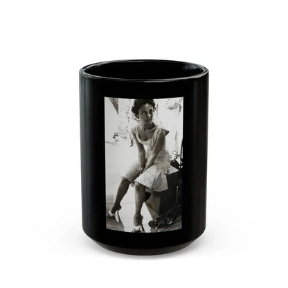 Dorothy Dandridge #22 (Vintage Female Icon) Black Coffee Mug 15oz - Go Mug Yourself