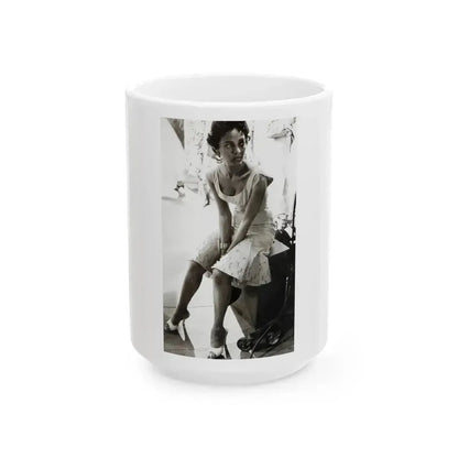 Dorothy Dandridge #22 (Vintage Female Icon) White Coffee Mug 15oz - Go Mug Yourself
