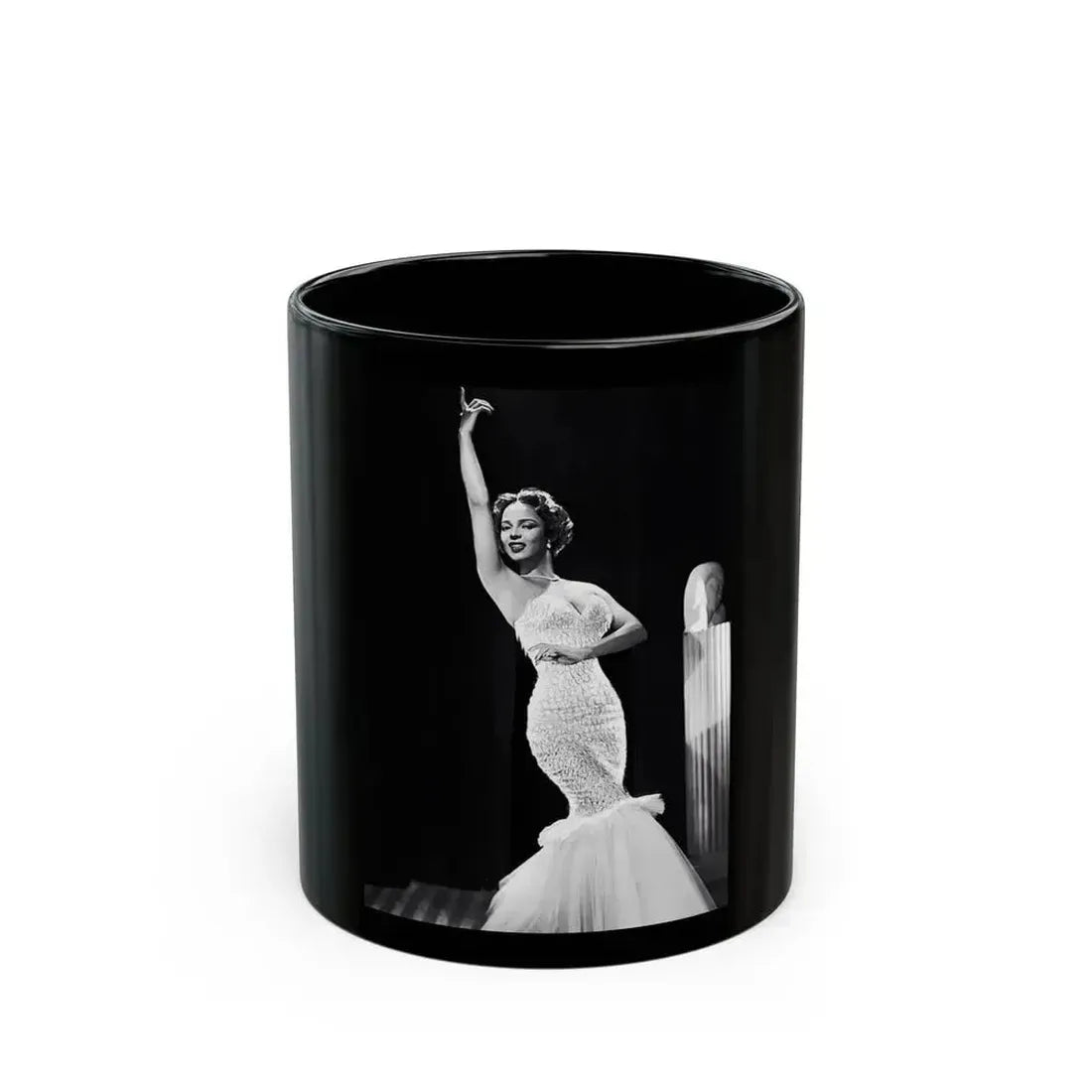 Dorothy Dandridge #23 (Vintage Female Icon) Black Coffee Mug 11oz - Go Mug Yourself