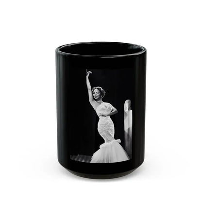 Dorothy Dandridge #23 (Vintage Female Icon) Black Coffee Mug 15oz - Go Mug Yourself
