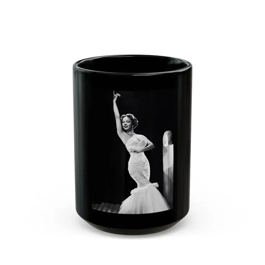 Dorothy Dandridge #23 (Vintage Female Icon) Black Coffee Mug 15oz - Go Mug Yourself