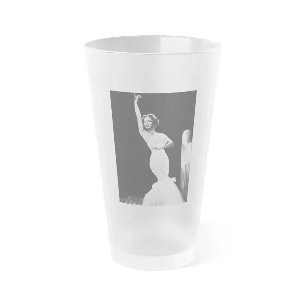 Dorothy Dandridge #23 (Vintage Female Icon) Frosted Pint Glass 16oz 16oz Frosted - Go Mug Yourself