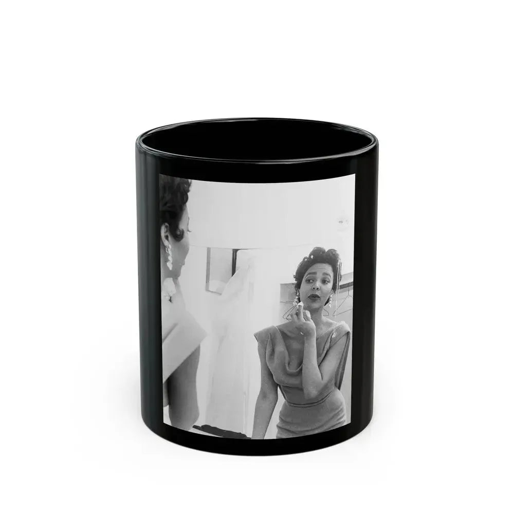Dorothy Dandridge #24 (Vintage Female Icon) Black Coffee Mug 11oz - Go Mug Yourself