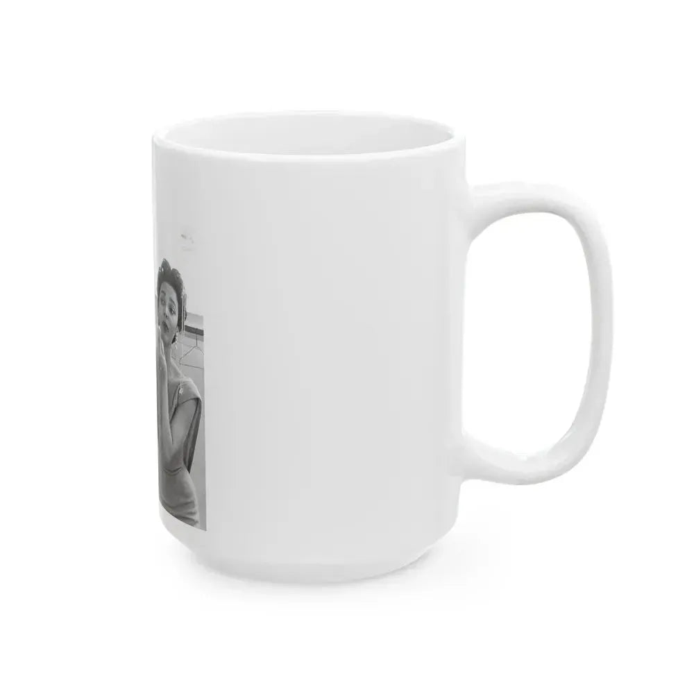 Dorothy Dandridge #24 (Vintage Female Icon) White Coffee Mug - Go Mug Yourself