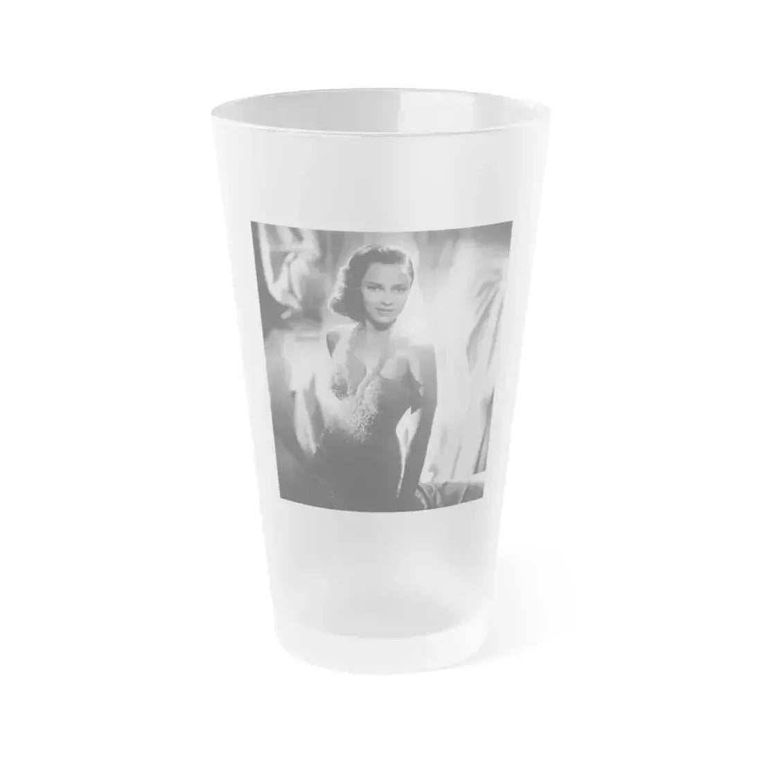 Dorothy Dandridge #42 (Vintage Female Icon) Frosted Pint Glass 16oz 16oz Frosted - Go Mug Yourself