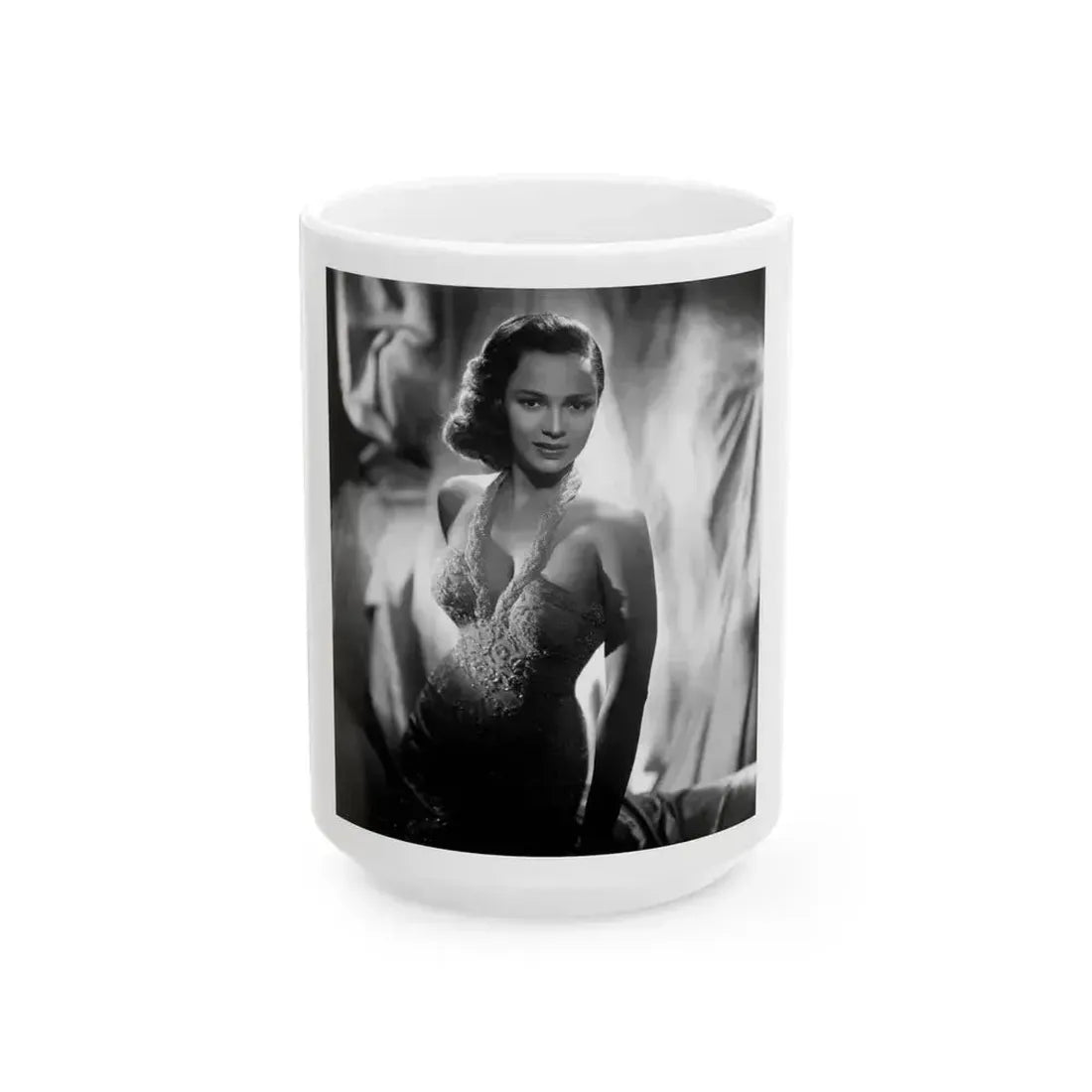 Dorothy Dandridge #42 (Vintage Female Icon) White Coffee Mug 15oz - Go Mug Yourself