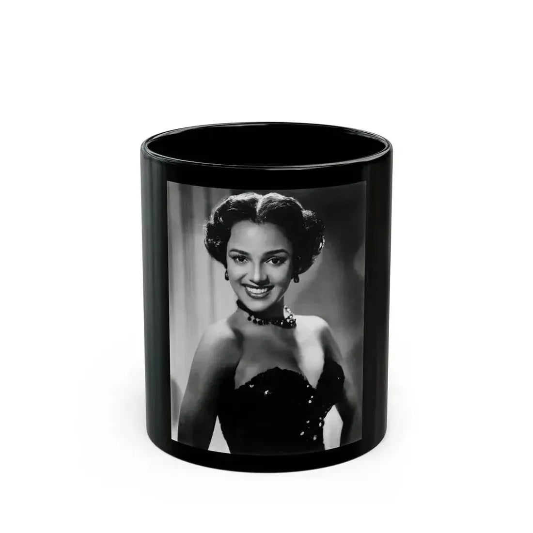 Dorothy Dandridge #48 (Vintage Female Icon) Black Coffee Mug 11oz - Go Mug Yourself