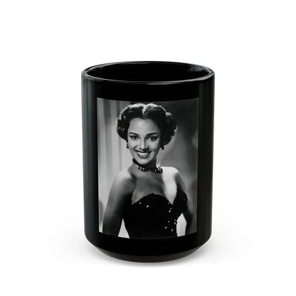 Dorothy Dandridge #48 (Vintage Female Icon) Black Coffee Mug 15oz - Go Mug Yourself