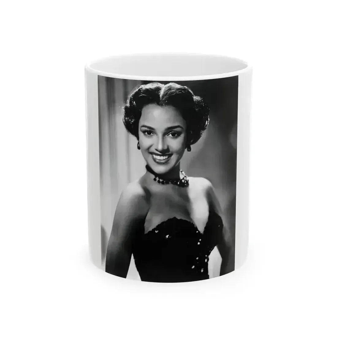 Dorothy Dandridge #48 (Vintage Female Icon) White Coffee Mug 11oz - Go Mug Yourself