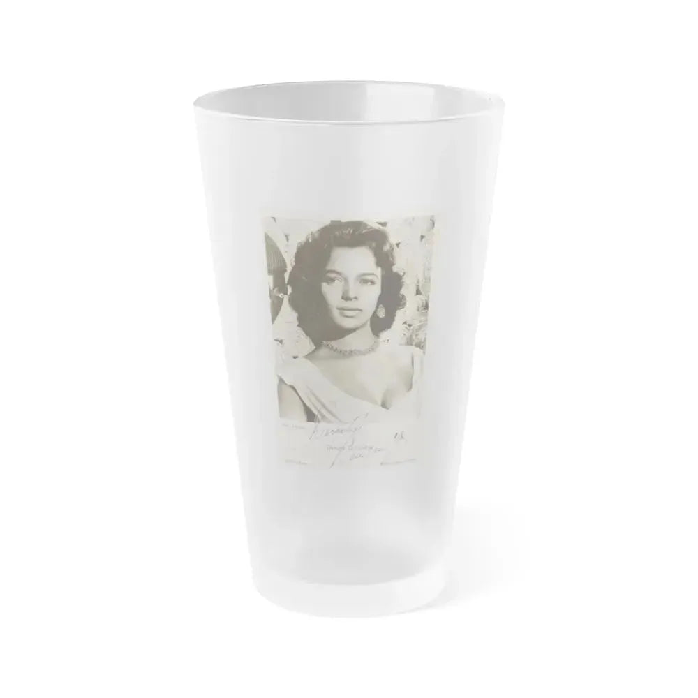 Dorothy Dandridge #52 (Vintage Female Icon) Frosted Pint Glass 16oz 16oz Frosted - Go Mug Yourself