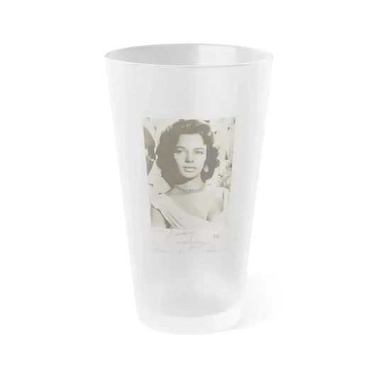 Dorothy Dandridge #52 (Vintage Female Icon) Frosted Pint Glass 16oz 16oz Frosted - Go Mug Yourself