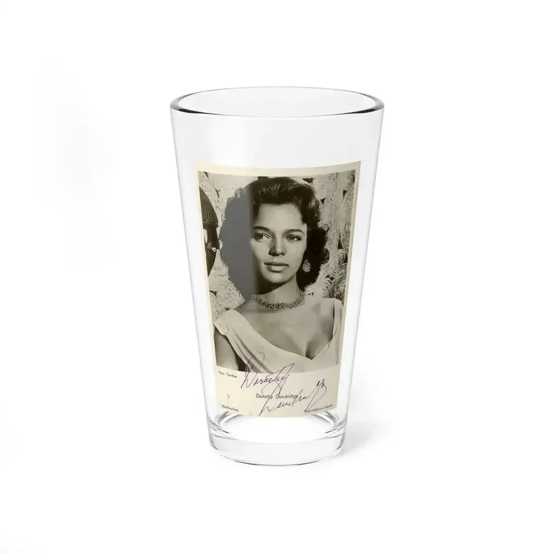 Dorothy Dandridge #52 (Vintage Female Icon) Pint Glass 16oz 16oz - Go Mug Yourself