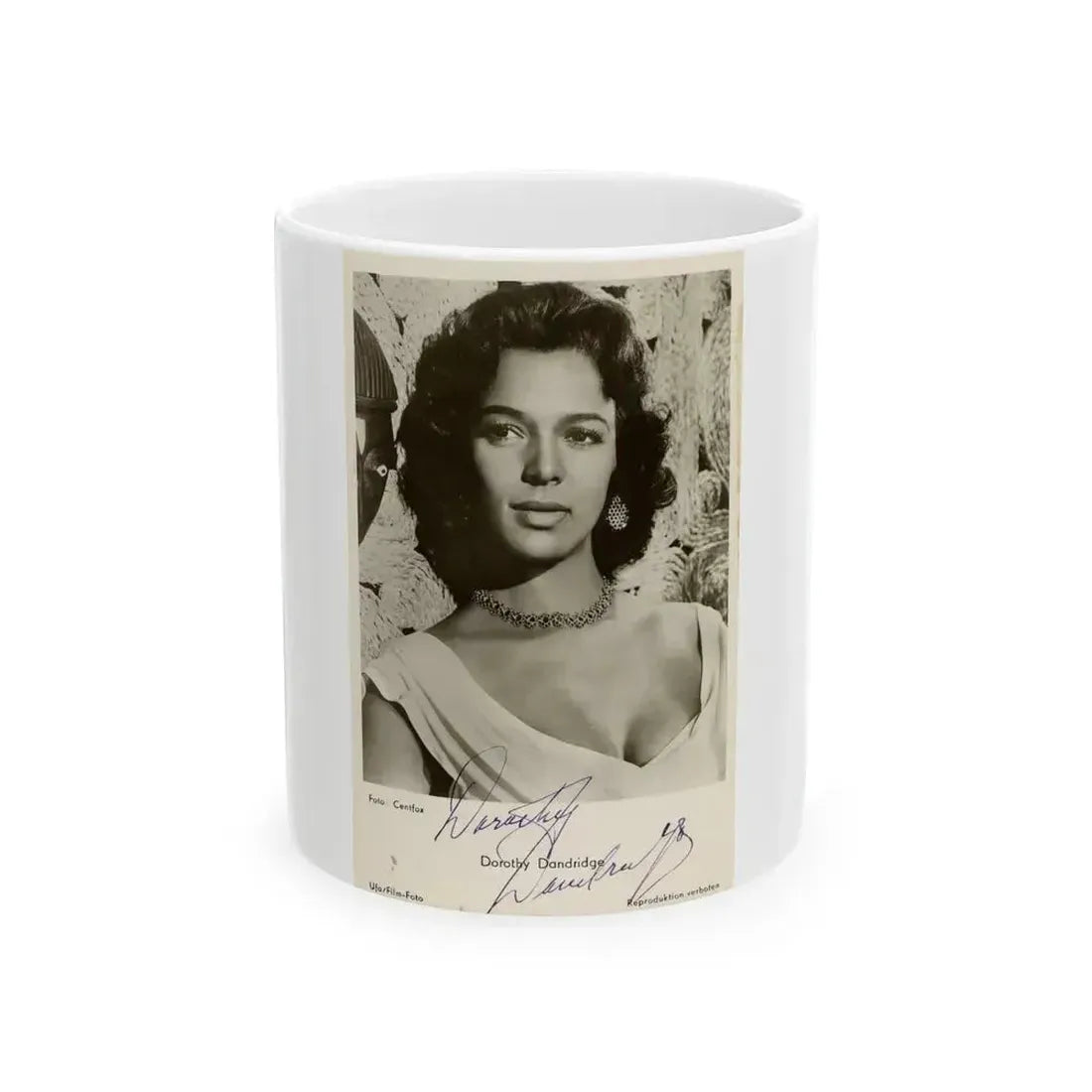 Dorothy Dandridge #52 (Vintage Female Icon) White Coffee Mug 11oz - Go Mug Yourself