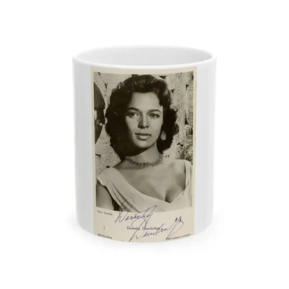 Dorothy Dandridge #52 (Vintage Female Icon) White Coffee Mug 11oz - Go Mug Yourself
