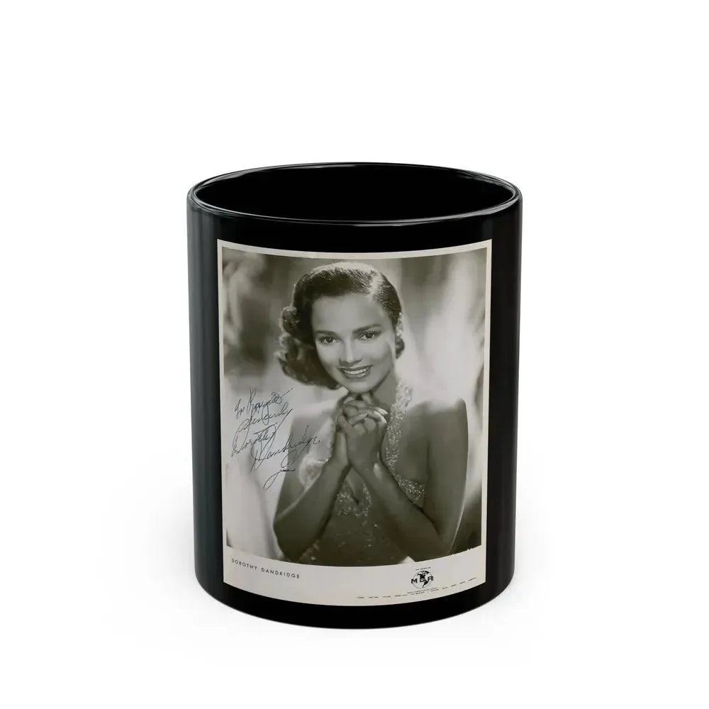 Dorothy Dandridge #53 (Vintage Female Icon) Black Coffee Mug 11oz - Go Mug Yourself