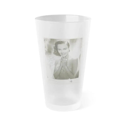 Dorothy Dandridge #53 (Vintage Female Icon) Frosted Pint Glass 16oz 16oz Frosted - Go Mug Yourself
