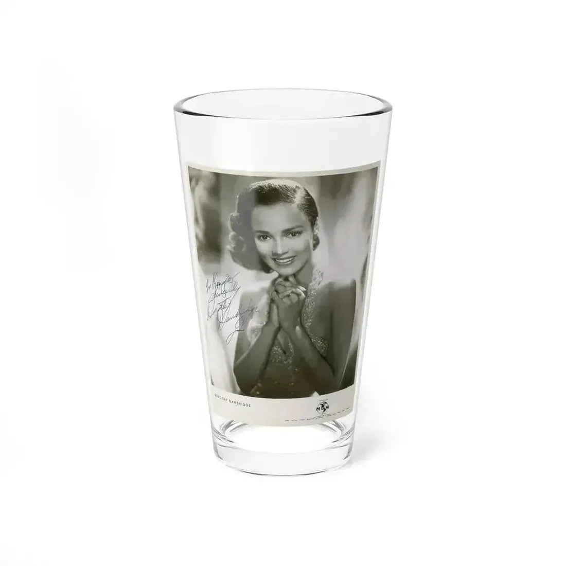 Dorothy Dandridge #53 (Vintage Female Icon) Pint Glass 16oz 16oz - Go Mug Yourself