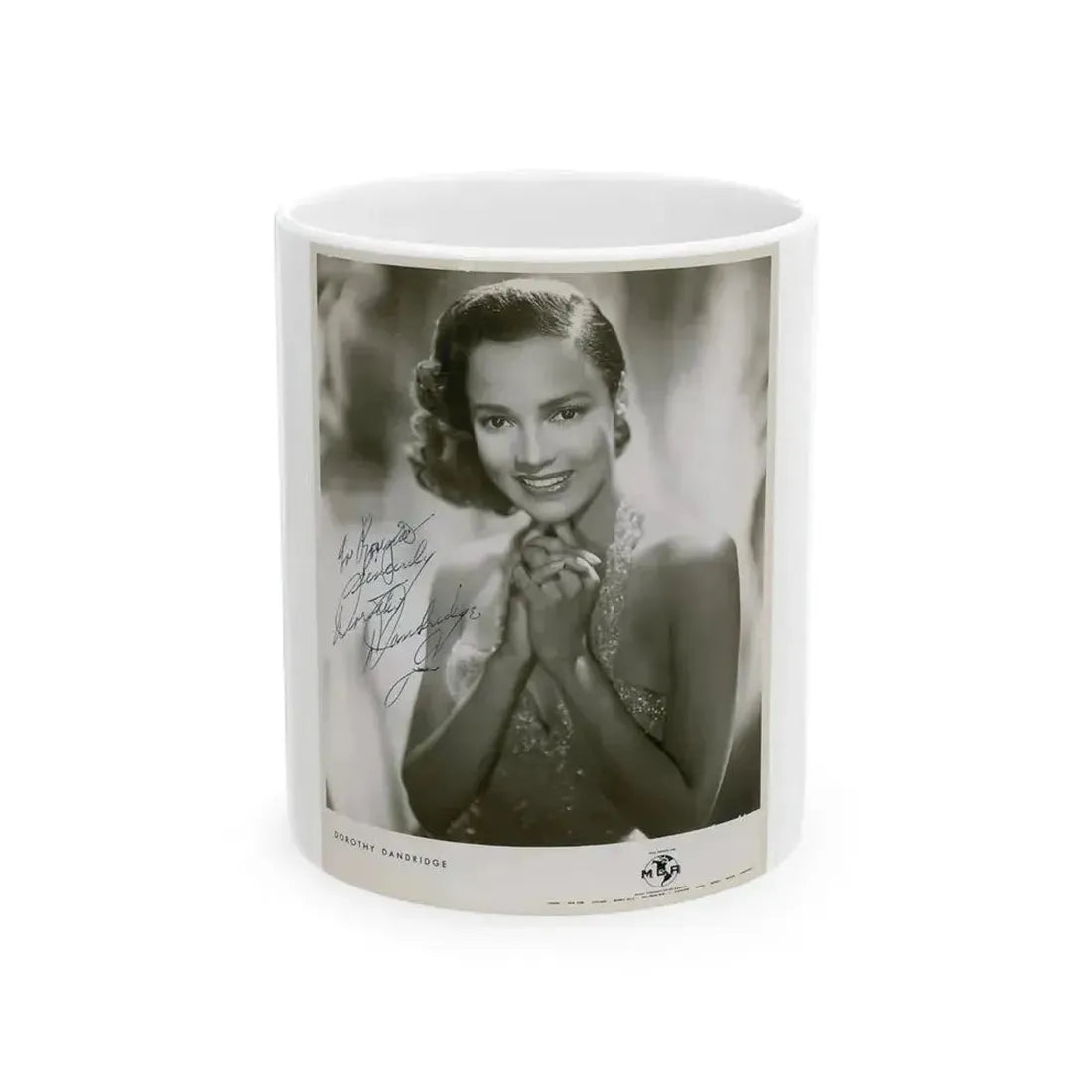 Dorothy Dandridge #53 (Vintage Female Icon) White Coffee Mug 11oz - Go Mug Yourself