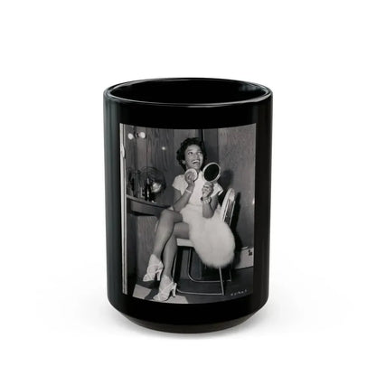 Dorothy Dandridge #54 (Vintage Female Icon) Black Coffee Mug 15oz - Go Mug Yourself