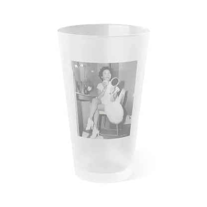 Dorothy Dandridge #54 (Vintage Female Icon) Frosted Pint Glass 16oz 16oz Frosted - Go Mug Yourself