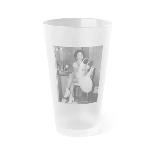 Dorothy Dandridge #54 (Vintage Female Icon) Frosted Pint Glass 16oz 16oz Frosted - Go Mug Yourself