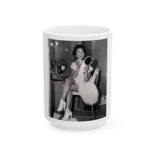 Dorothy Dandridge #54 (Vintage Female Icon) White Coffee Mug 15oz - Go Mug Yourself