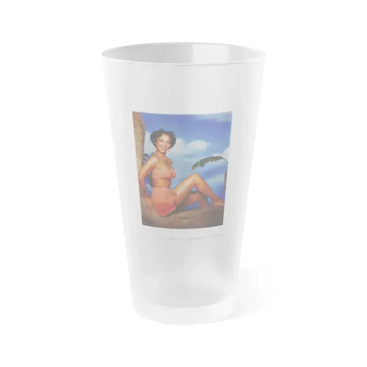 Dorothy Dandridge #74 - Hollywood In Kodachrome 1940-1949 Book - 1 Color Photo (Vintage Female Icon) Frosted Pint Glass 16oz 16oz Frosted - Go Mug Yourself