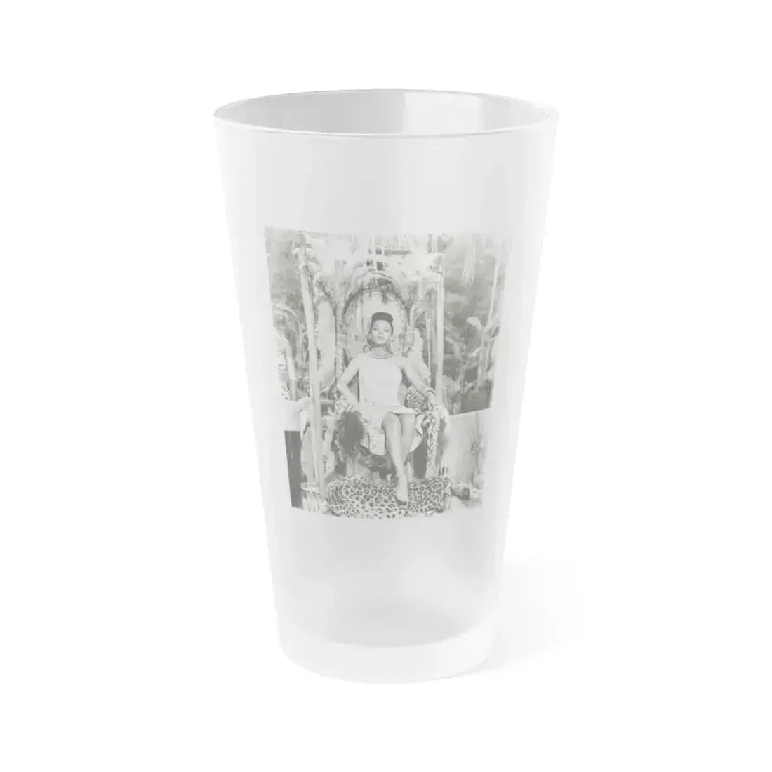 Dorothy Dandridge #75 (Vintage Female Icon) Frosted Pint Glass 16oz 16oz Frosted - Go Mug Yourself