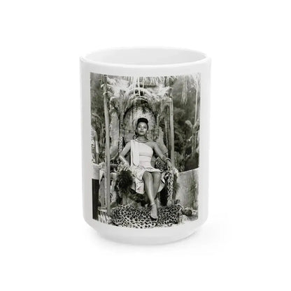 Dorothy Dandridge #75 (Vintage Female Icon) White Coffee Mug 15oz - Go Mug Yourself