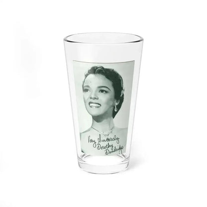 Dorothy Dandridge #83 (Vintage Female Icon) Pint Glass 16oz 16oz - Go Mug Yourself