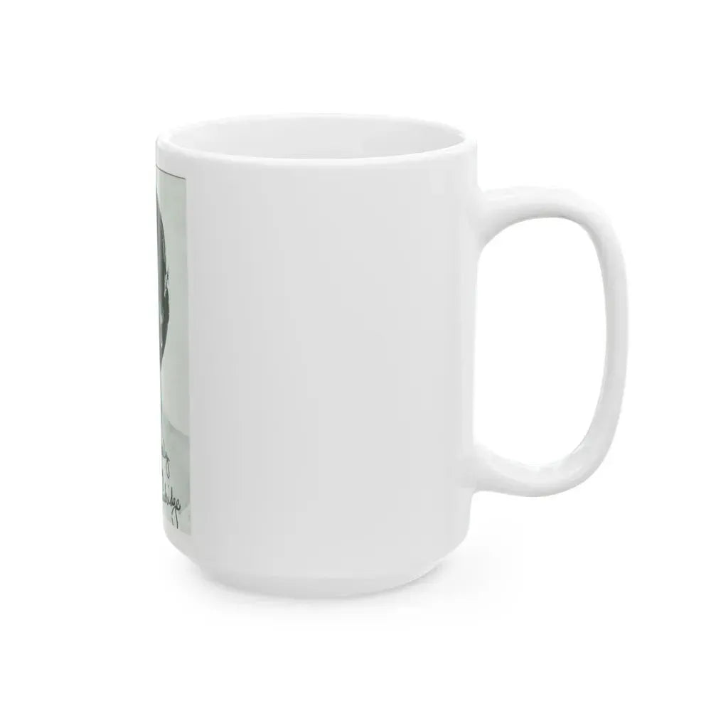 Dorothy Dandridge #83 (Vintage Female Icon) White Coffee Mug - Go Mug Yourself