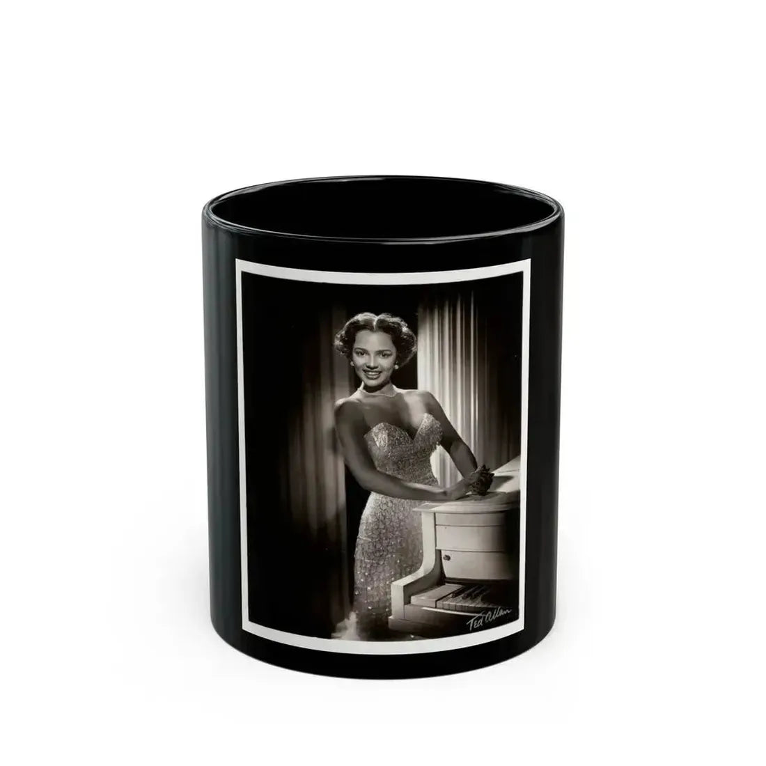 Dorothy Dandridge #89 (Vintage Female Icon) Black Coffee Mug 11oz - Go Mug Yourself