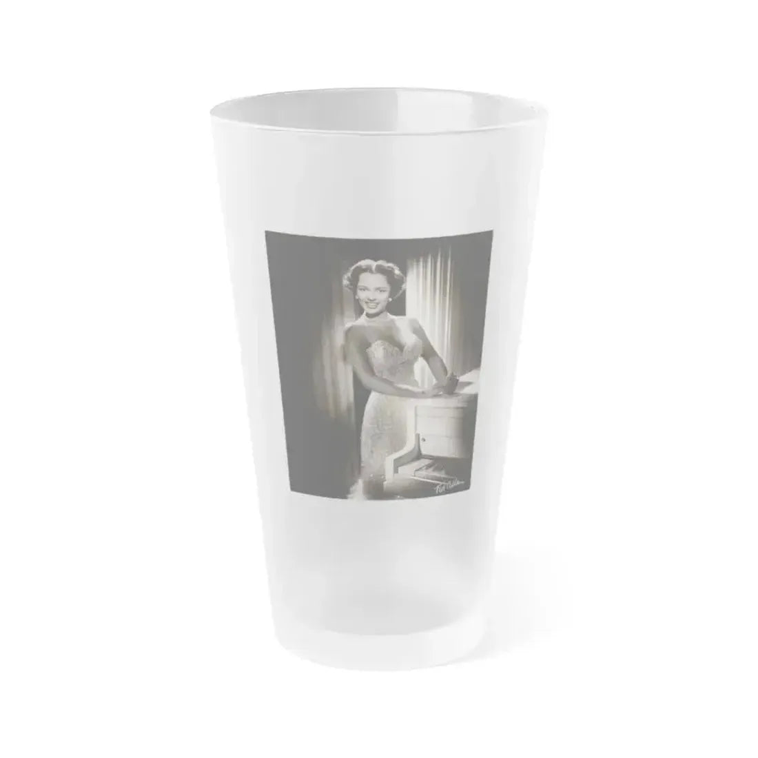 Dorothy Dandridge #89 (Vintage Female Icon) Frosted Pint Glass 16oz 16oz Frosted - Go Mug Yourself