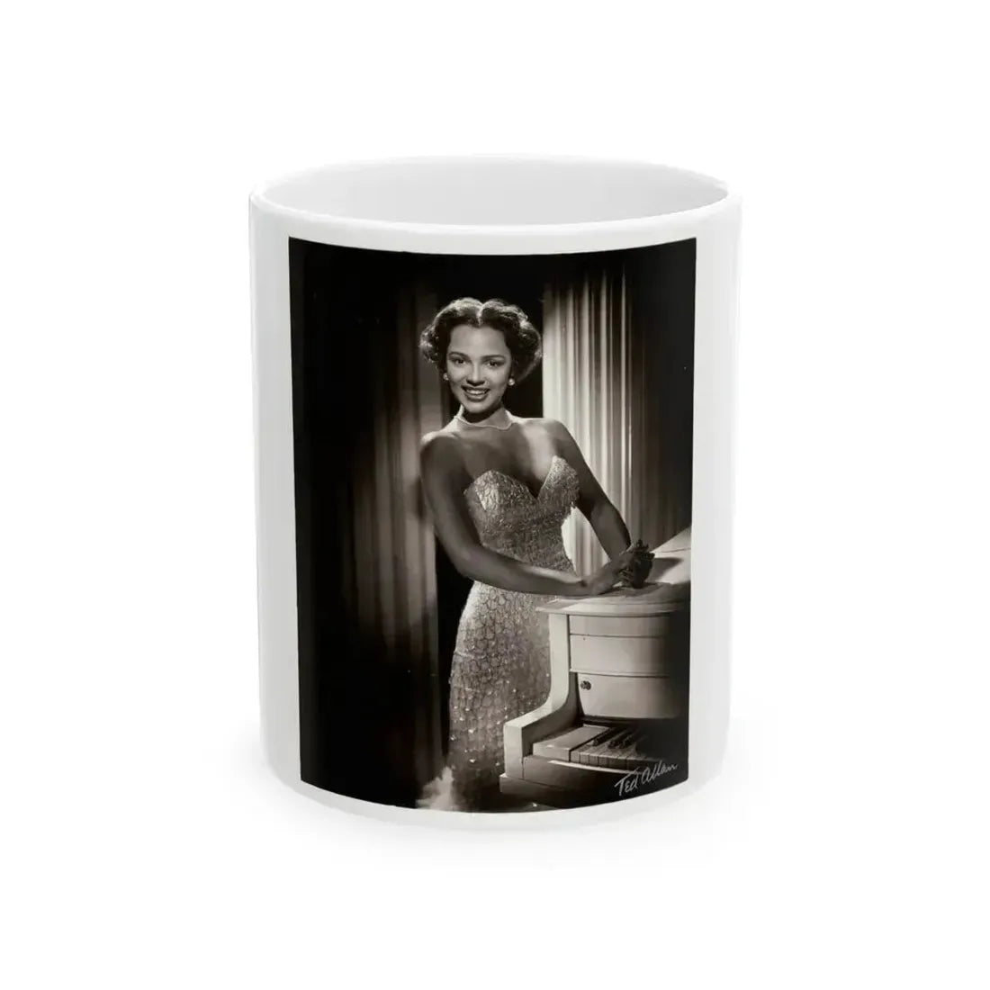 Dorothy Dandridge #89 (Vintage Female Icon) White Coffee Mug 11oz - Go Mug Yourself