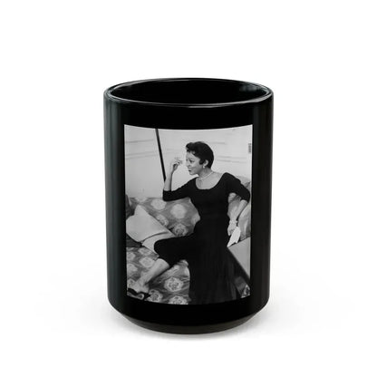 Dorothy Dandridge #90 (Vintage Female Icon) Black Coffee Mug 15oz - Go Mug Yourself