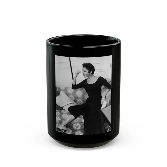 Dorothy Dandridge #90 (Vintage Female Icon) Black Coffee Mug 15oz - Go Mug Yourself