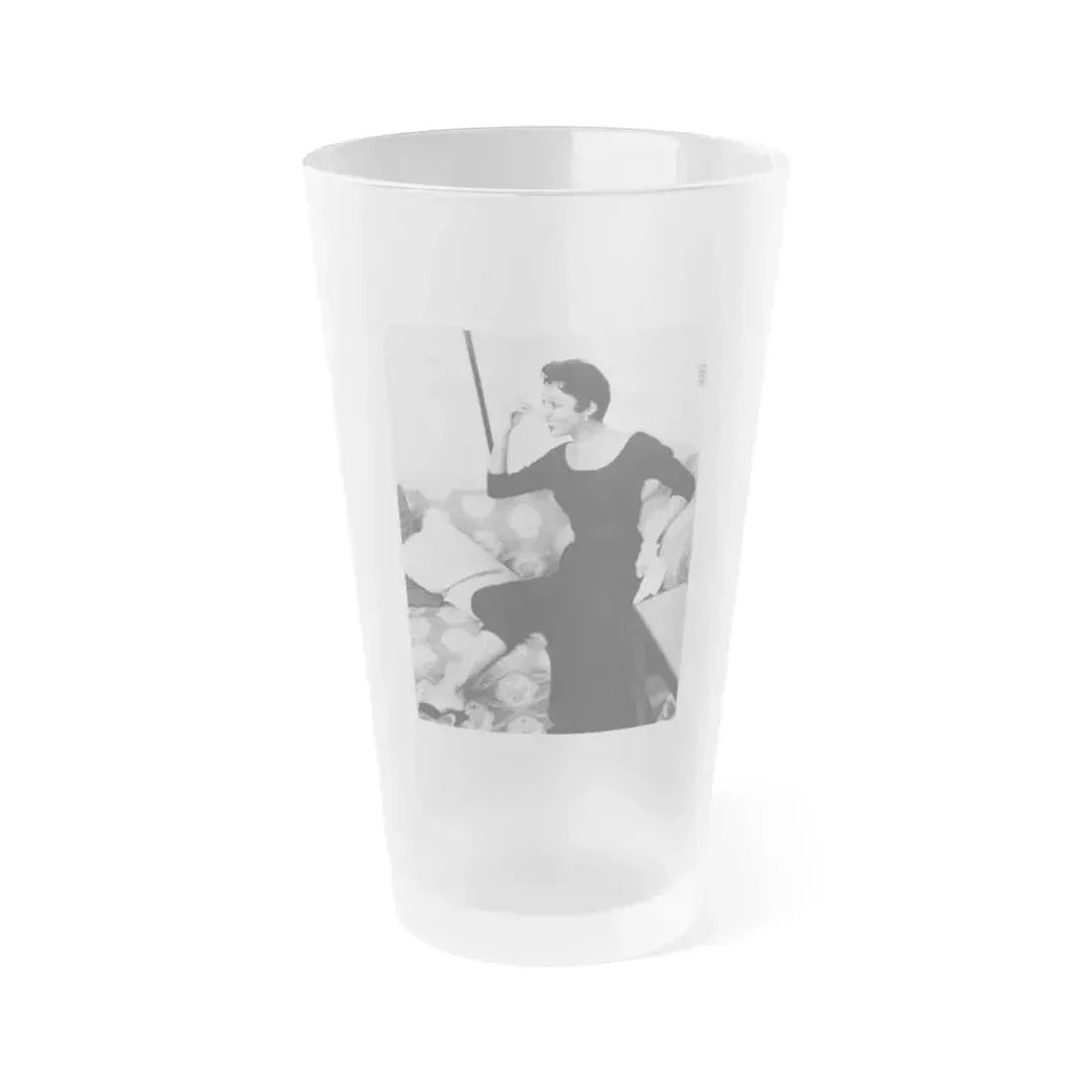 Dorothy Dandridge #90 (Vintage Female Icon) Frosted Pint Glass 16oz 16oz Frosted - Go Mug Yourself